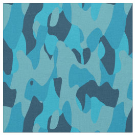 Tela Camuflaje azul abstracto