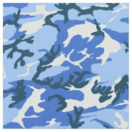 Tela Camuflaje azul del cielo de Woodland