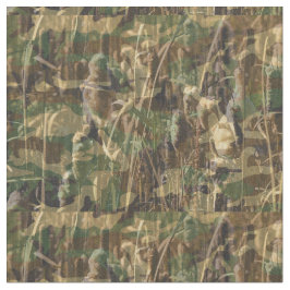 Tela Camuflaje Camo de Pesca Verde y Marrón