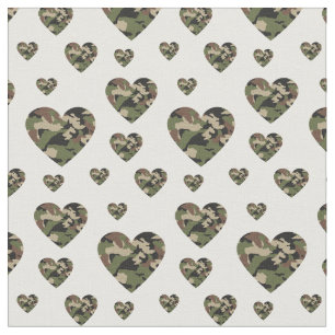 Tela Camuflaje campestre Camo Hearts
