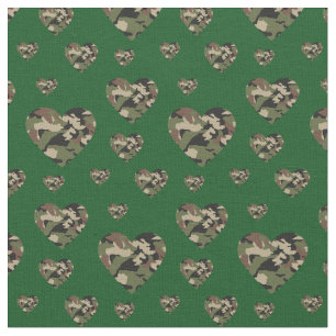 Tela Camuflaje campestre Camo Hearts