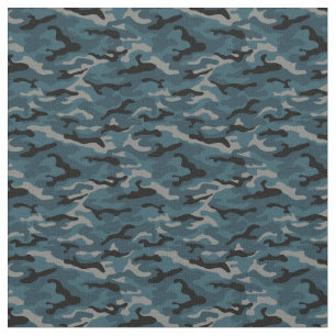 Tela Camuflaje de camo azul nocturno