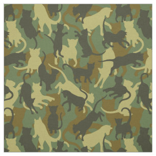 Tela Camuflaje de Woodland para gatos