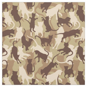 Tela Camuflaje del desierto de los gatos