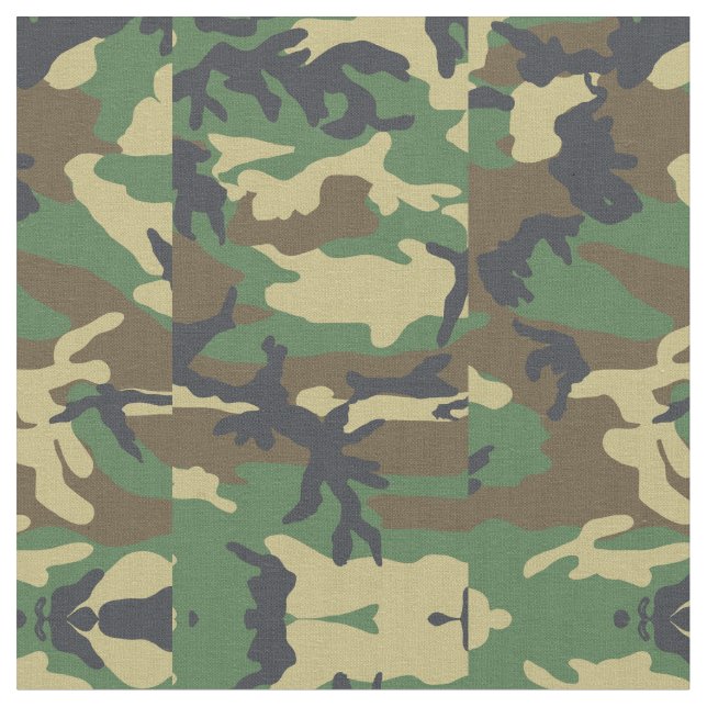 Tela Camuflaje Militar de Forest Camo (De cerca)