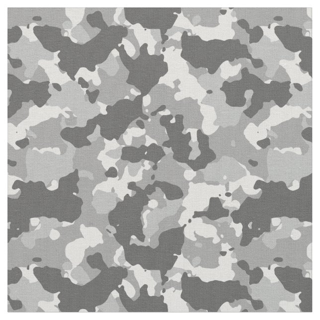 Tela Camuflaje Militar Negro Blanco Urbano Camo (De cerca)