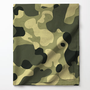 Tela Camuflaje Militar Verde Camuflado