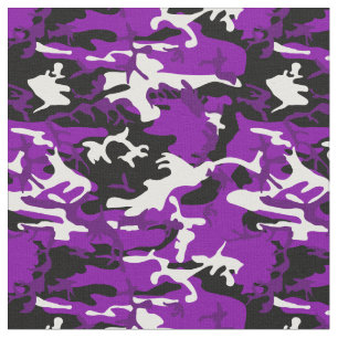 Tela camuflaje morado camuflaje blanco negro camo