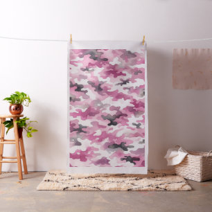 Tela Camuflaje rosa