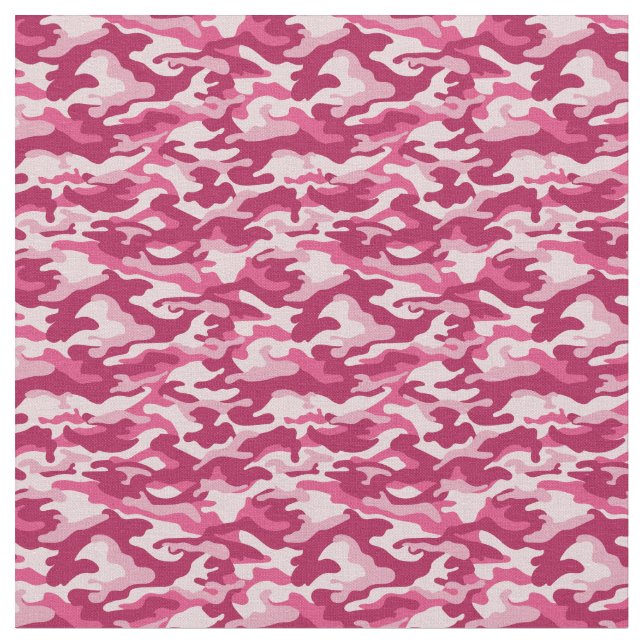 Tela Camuflaje rosa de Camo (De cerca)