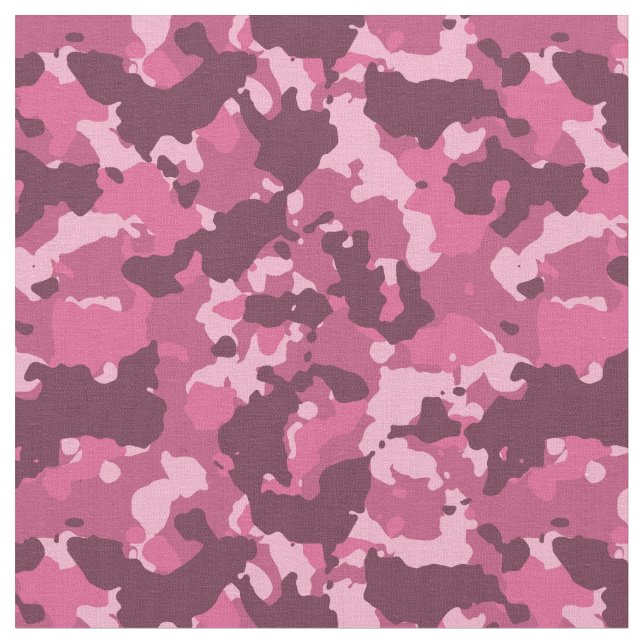 Tela Camuflaje Rosa Divertido Camo Militar Para Ella (De cerca)