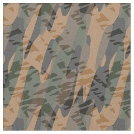 Tela camuflaje texturizado naranja y verde