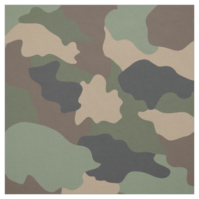 Tela Camuflar Woodland Camo Khaki verde Tan negro (Retal)