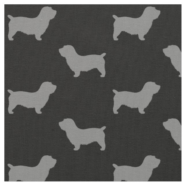 Tela Cañada del modelo de las siluetas de Imaal Terrier (De cerca)