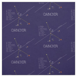 Tela Cáncer de Constelación Zodiaca