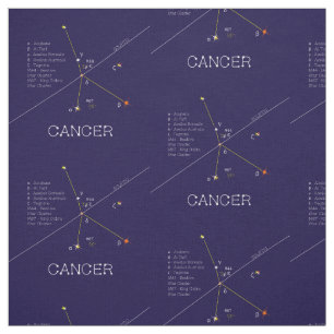 Tela Cáncer de Constelación Zodiaca