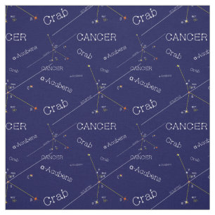 Tela Cáncer de Constelación Zodiaca
