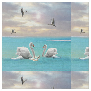 Tela Canción Del Cisne Blanco,
