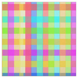 Tela Candy arcoiris Colorful Gingham