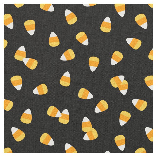 Tela Candy Corn en negro (De cerca)