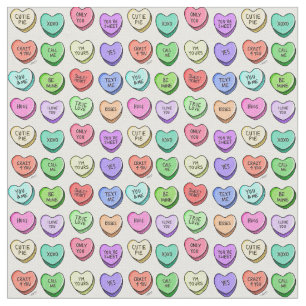 Tela Candy Heart Fabric