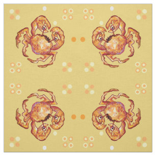 Tela Cangrejos en la playa