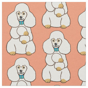 Tela caniche blanco