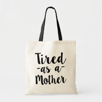 Tela Cansado como bolso de las mujeres divertidas de la