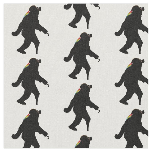 Tela Capitán Pirata Hook Hand Sasquatch (De cerca)