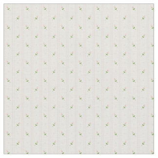 Tela Capullos de rosa rosados con las rayas