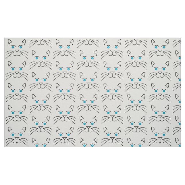 Tela Cara de gato ("Cuarto gordo" (fat quarter))