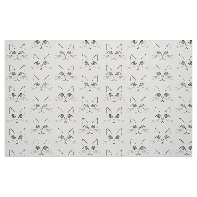 Tela Cara de gato ("Cuarto gordo" (fat quarter))