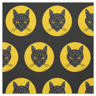 Tela Cara de Gato Negro