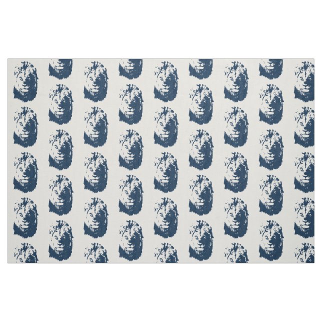Tela Cara de león ("Cuarto gordo" (fat quarter))