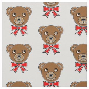 Tela Cara de oso divertida