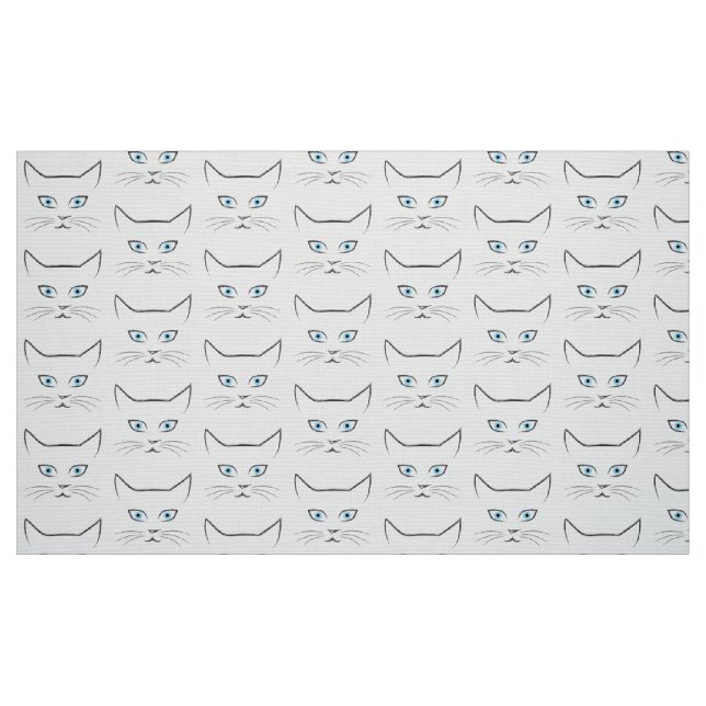 Tela Cara del gato ("Cuarto gordo" (fat quarter))