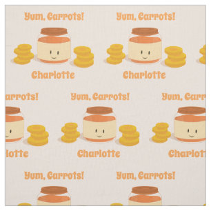 Tela Carácter estrecho de comida para bebé  Tejido