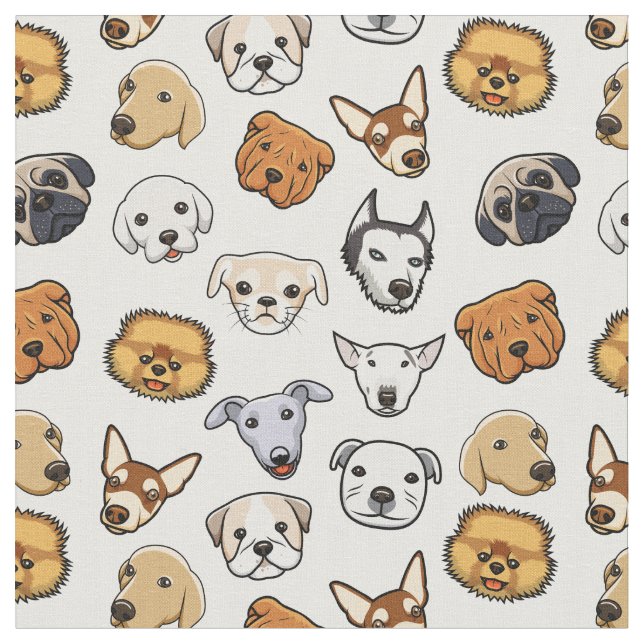 Tela Caras de perro (De cerca)
