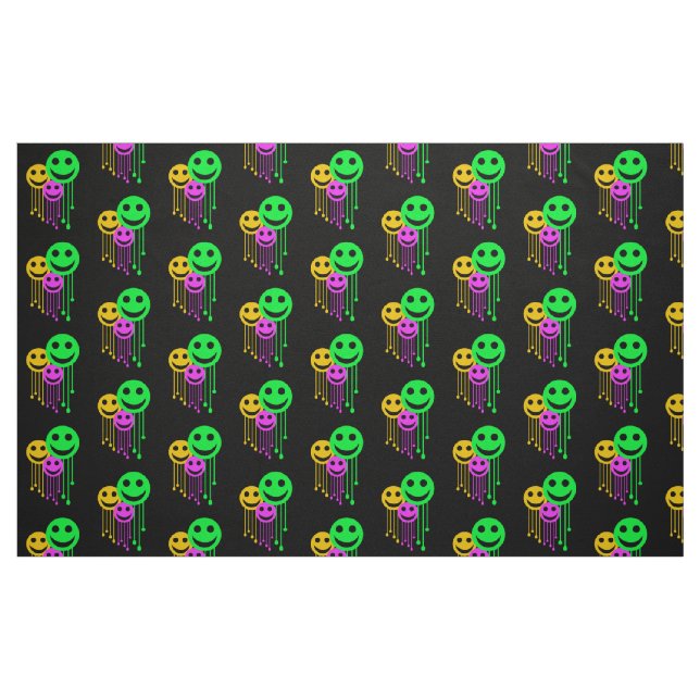 Tela Caras sonrientes ("Cuarto gordo" (fat quarter))