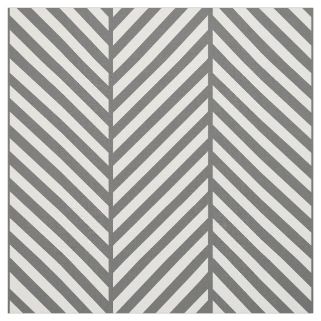 Tela Carbón Gris Herringbone Grande (Retal)