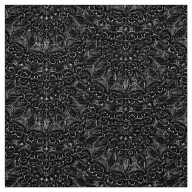 Tela Carbón Mandala (Retal)