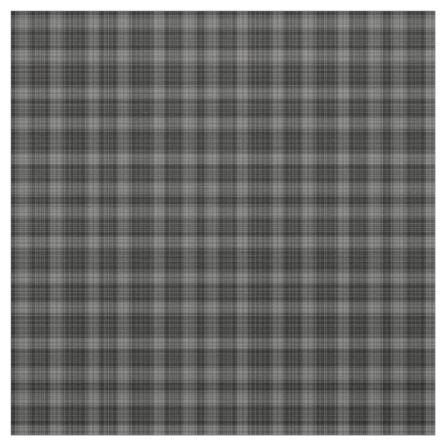 Tela Carbón negro Gray Tartán Placa (Retal)