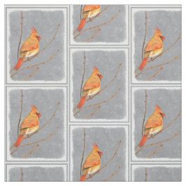 Tela Cardenal sobre pintura de bifurcaciones - Arte de 