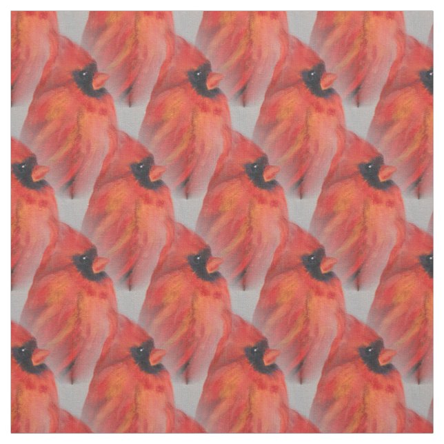 Tela Cardinal Red Bird (Retal)