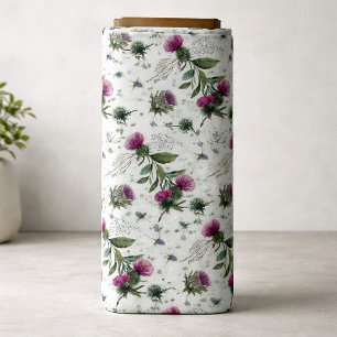 Tela Cardo Púrpura de Flor Silvestre