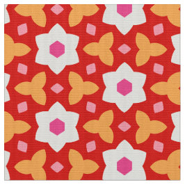 Tela CARNAVAL - Flor Botánica Geométrica Cute Floral