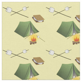 Tela Carpa de Camping, Fuego de Campamento y Patrón de 