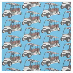 Tela Carro de golf / ilustracion personalizado de coche