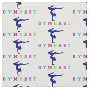 Tela Cartas coloridas de gimnasta