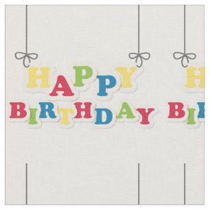 Tela Cartas de cumpleaños felices
